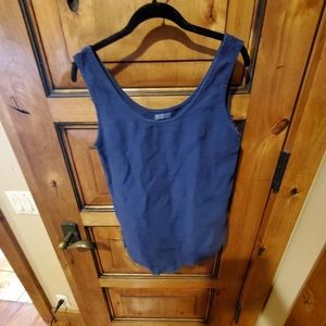 Menique 100% linen wide strap top